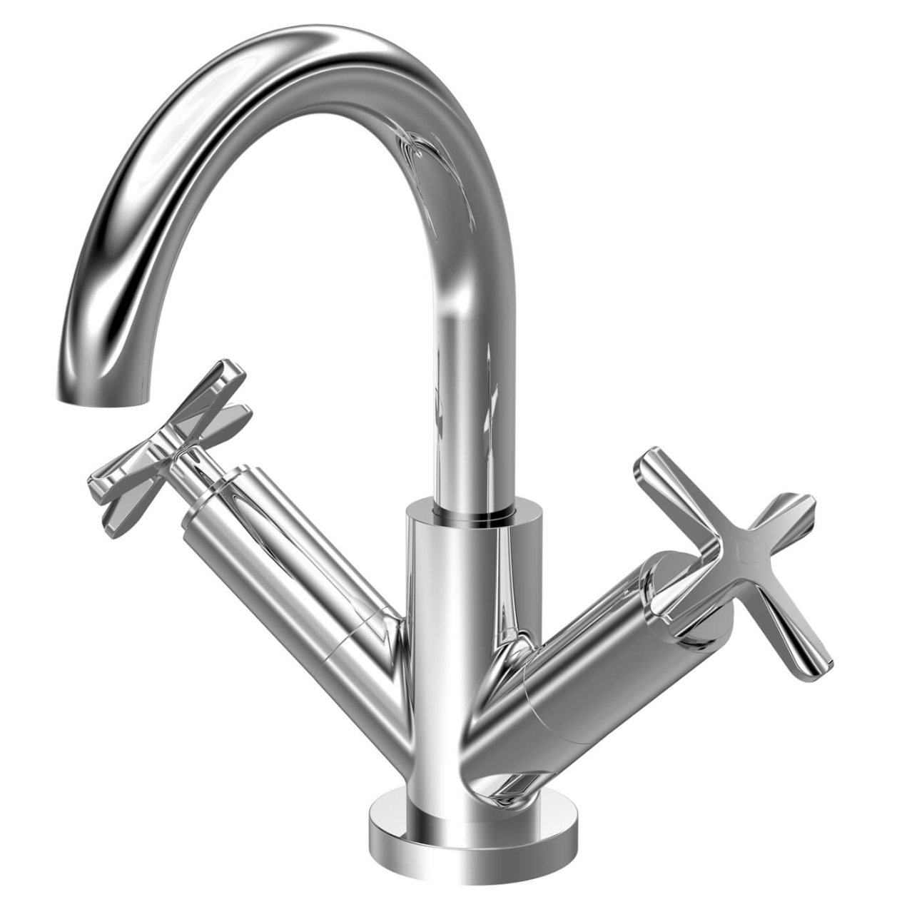 Kartell Aztec Mono Basin Mixer With Push Waste | Woodford Bathrooms
