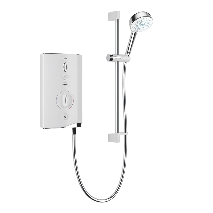 Mira Sport Max White/Chrome 9K Electric Shower | Woodford Bathrooms