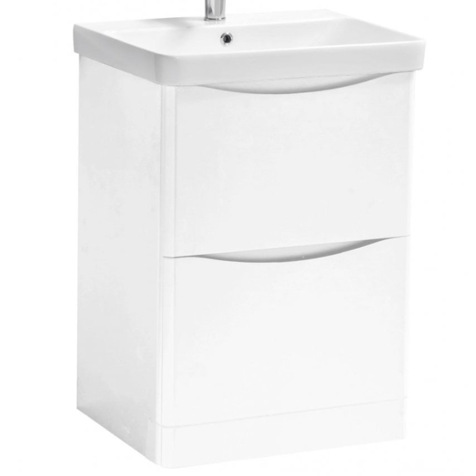 Kartell Arc Floor Standing Unit White - 600X460Mm | Woodford Bathrooms