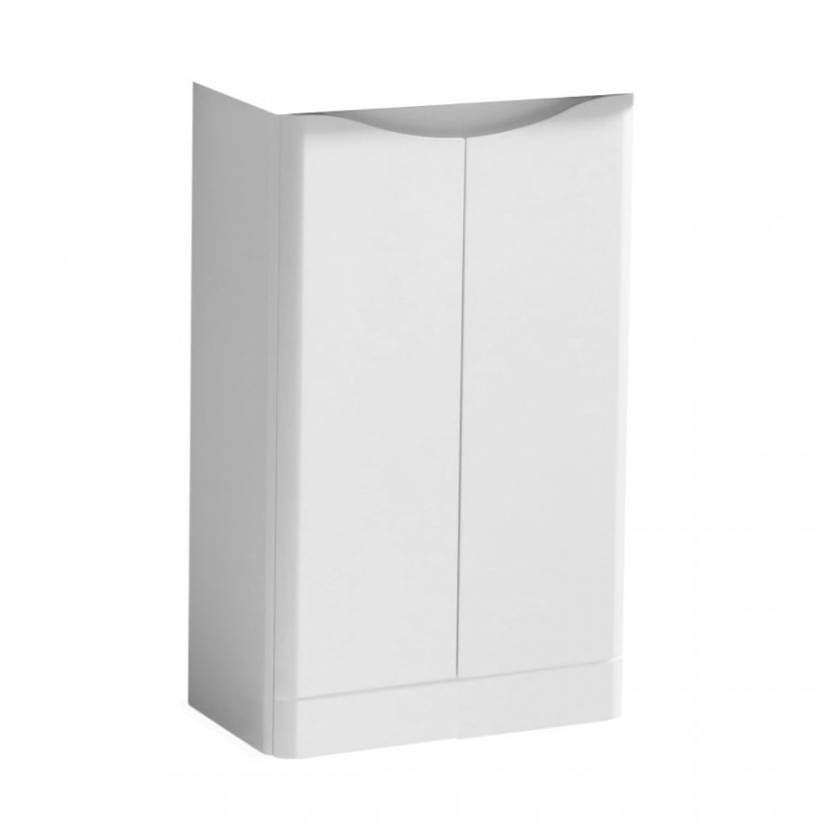 Kartell Arc 500Mm 2 Door Floor Standing Unit White Gloss | Woodford Bathrooms