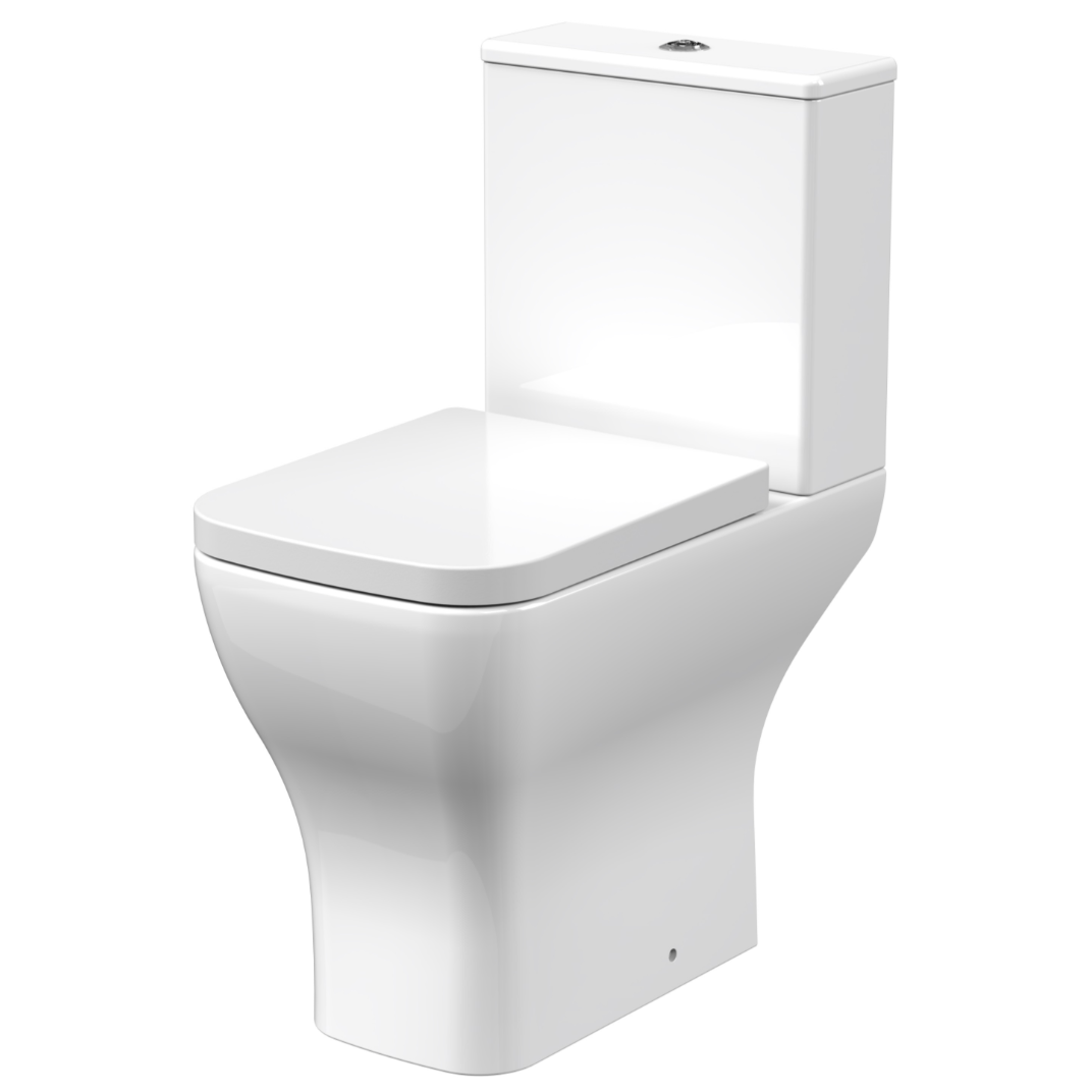 Comfort Height Close Coupled Toilet With Soft Close Seat | Woodford Bathrooms