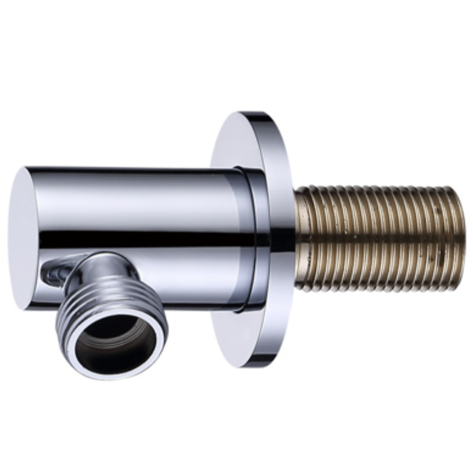 Bewl Round Wall Bracket Elbow - Chrome | Woodford Bathrooms