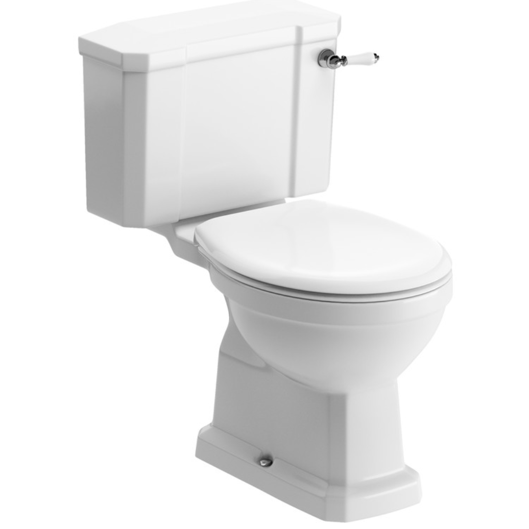 Sherbourne Close Coupled Wc & Soft Close Seat | Woodford Bathrooms