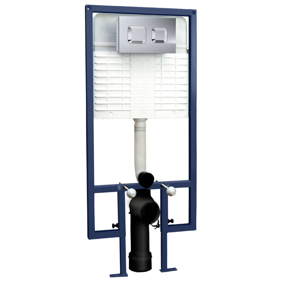 Cisterns Square Dual Flush Push Button | Woodford Bathrooms