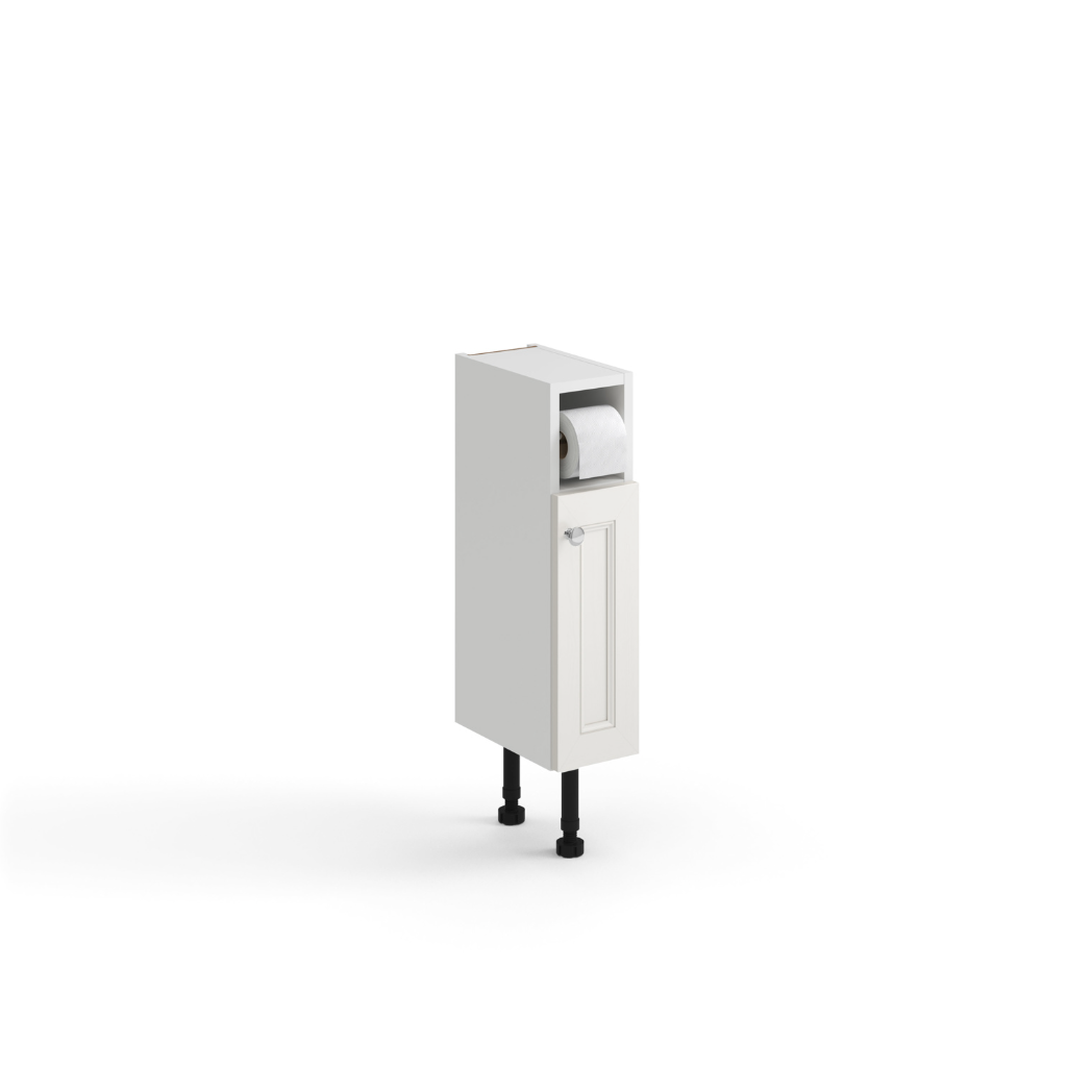 Ellis Kensington Slimline Toil Roll Holder Unit -Stone White | Woodford Bathrooms