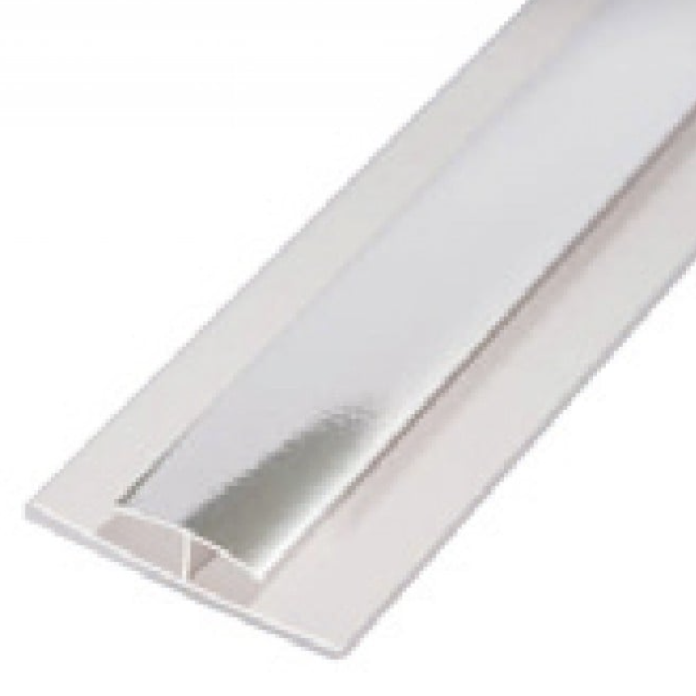 10mm ABS Trim H Piece - Chrome | Woodford Bathrooms