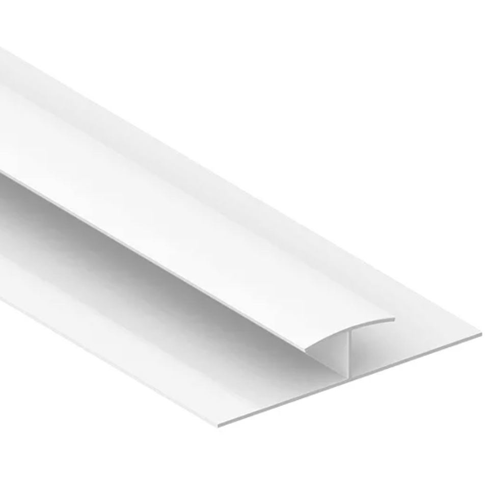 10mm ABS Trim H Piece - White | Woodford Bathrooms