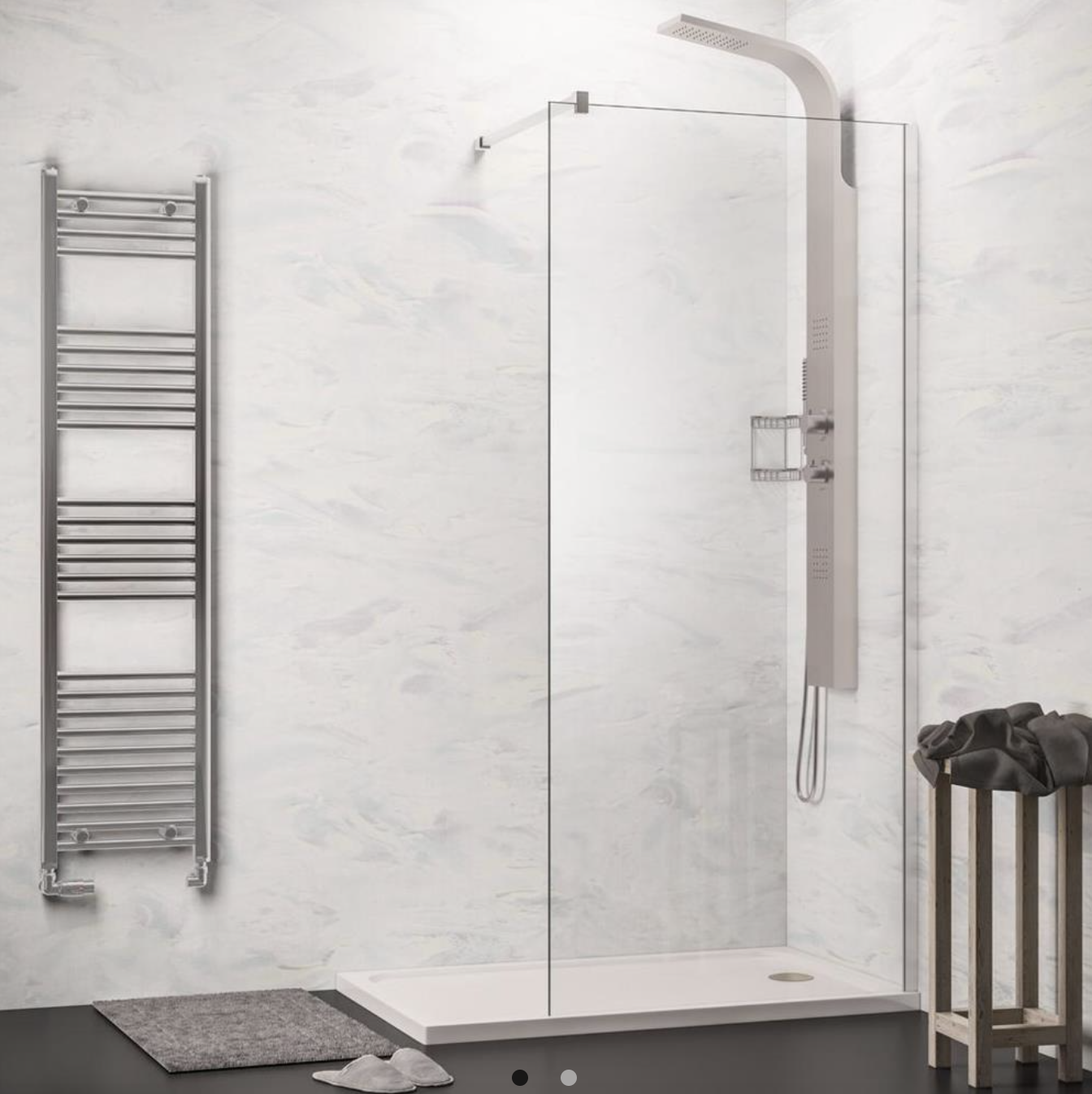 Hydropanel Mother of pearl - 1200mm x 2420mm | Woodford Bathrooms