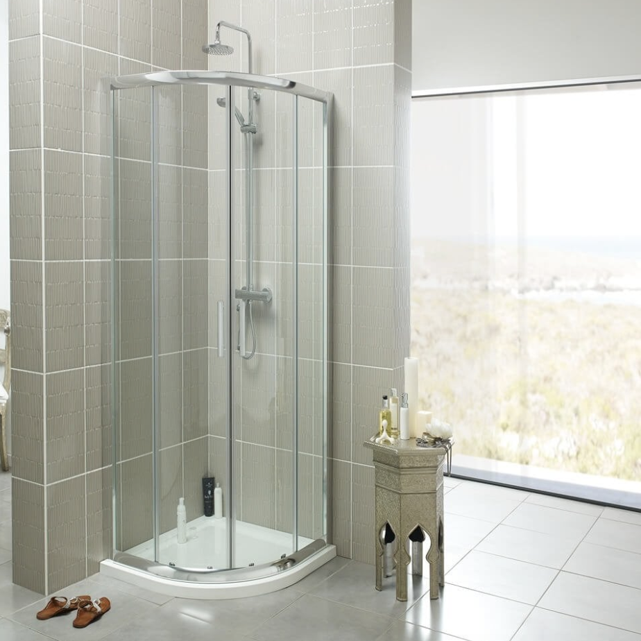 Kartell Chrome 900 X 900Mm Quadrant Shower Enclosure | Woodford Bathrooms