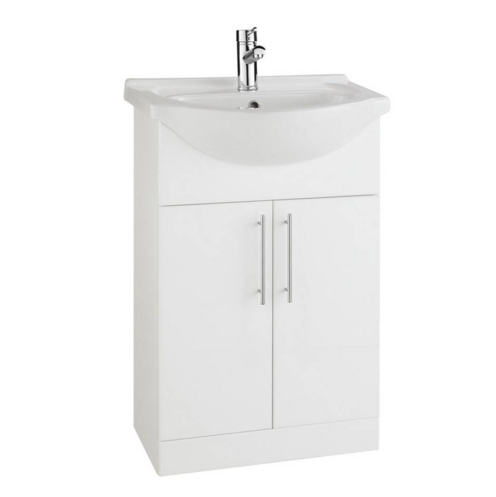 Kartell Ceramic Basin 550mm 1 Tap Hole | Woodford Bathrooms