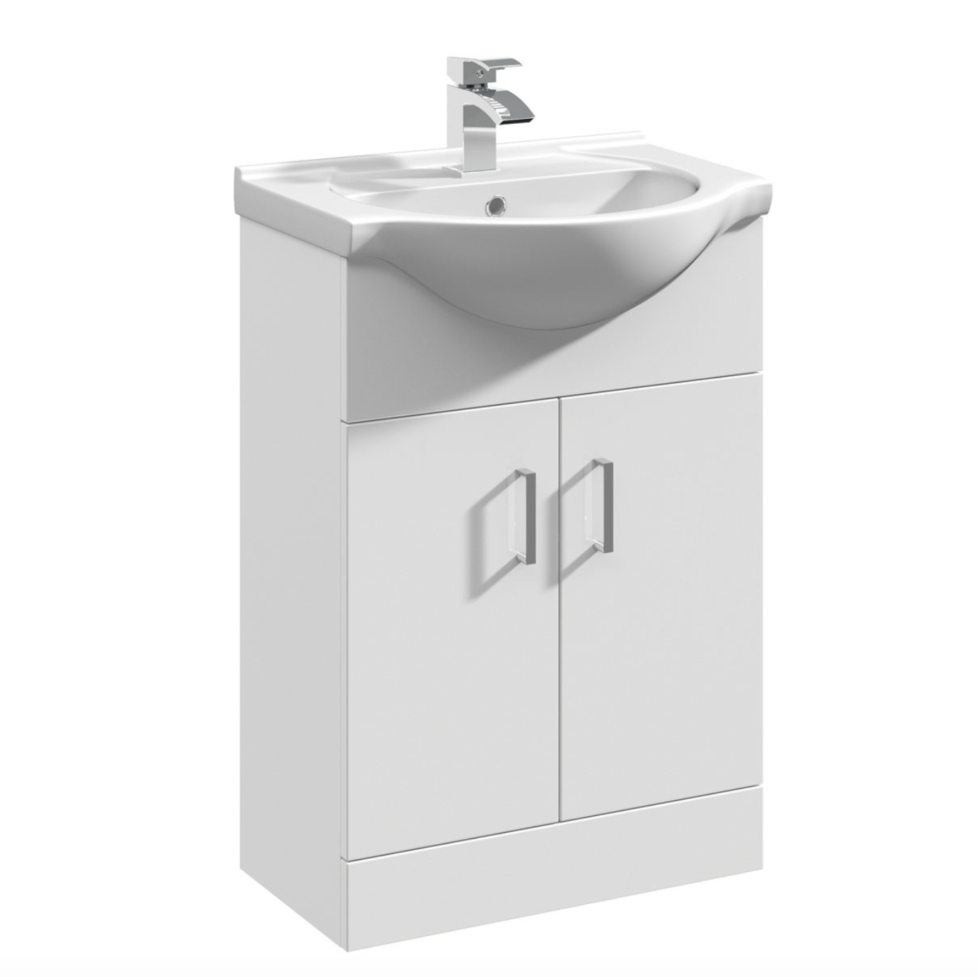Nuie Mayford Floor Standing Unit with Round Basin - 550mm | Woodford Bathrooms