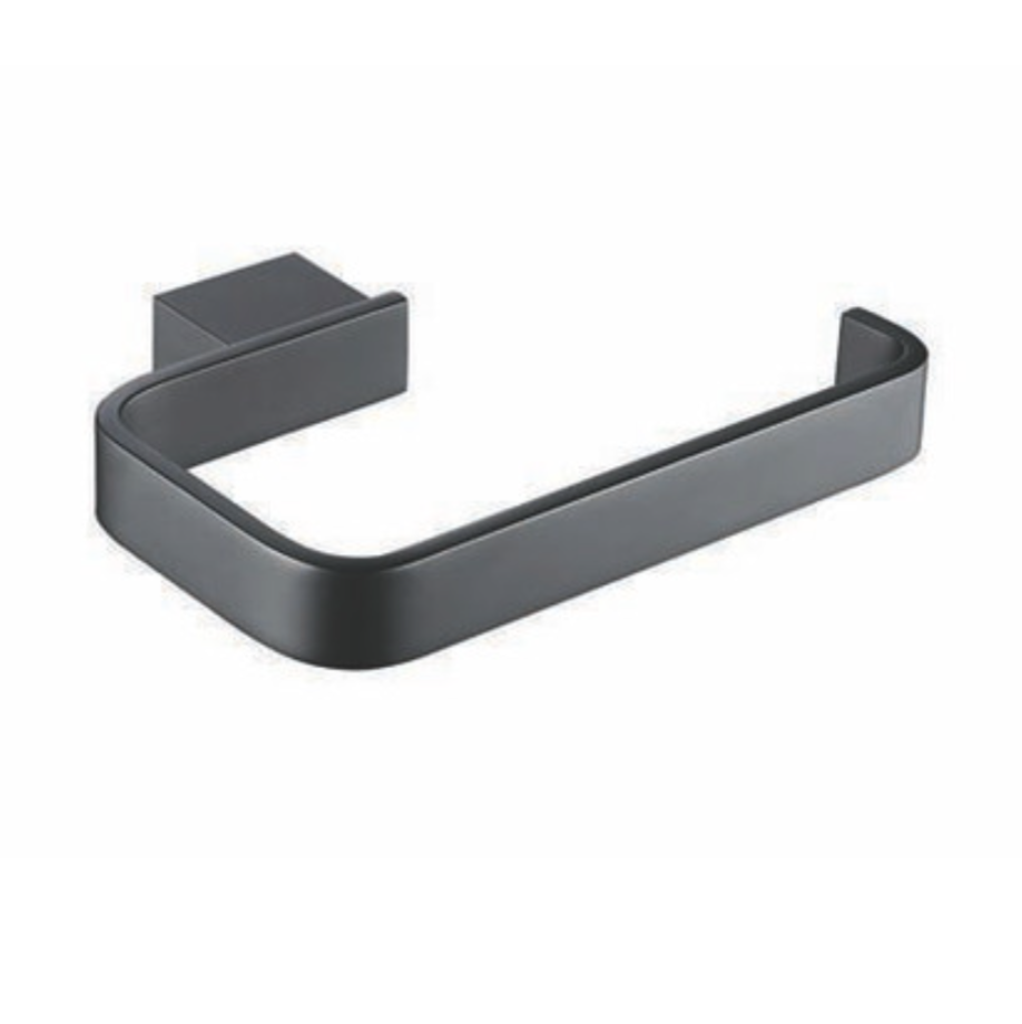 The White Space Legend Toilet Roll Holder - Black | Woodford Bathrooms