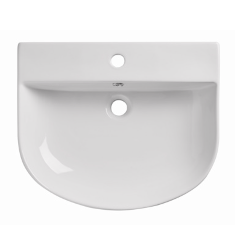 Tavistock Orbit 560 x 450mm Semi Recessed Basin - White | Woodford Bathrooms