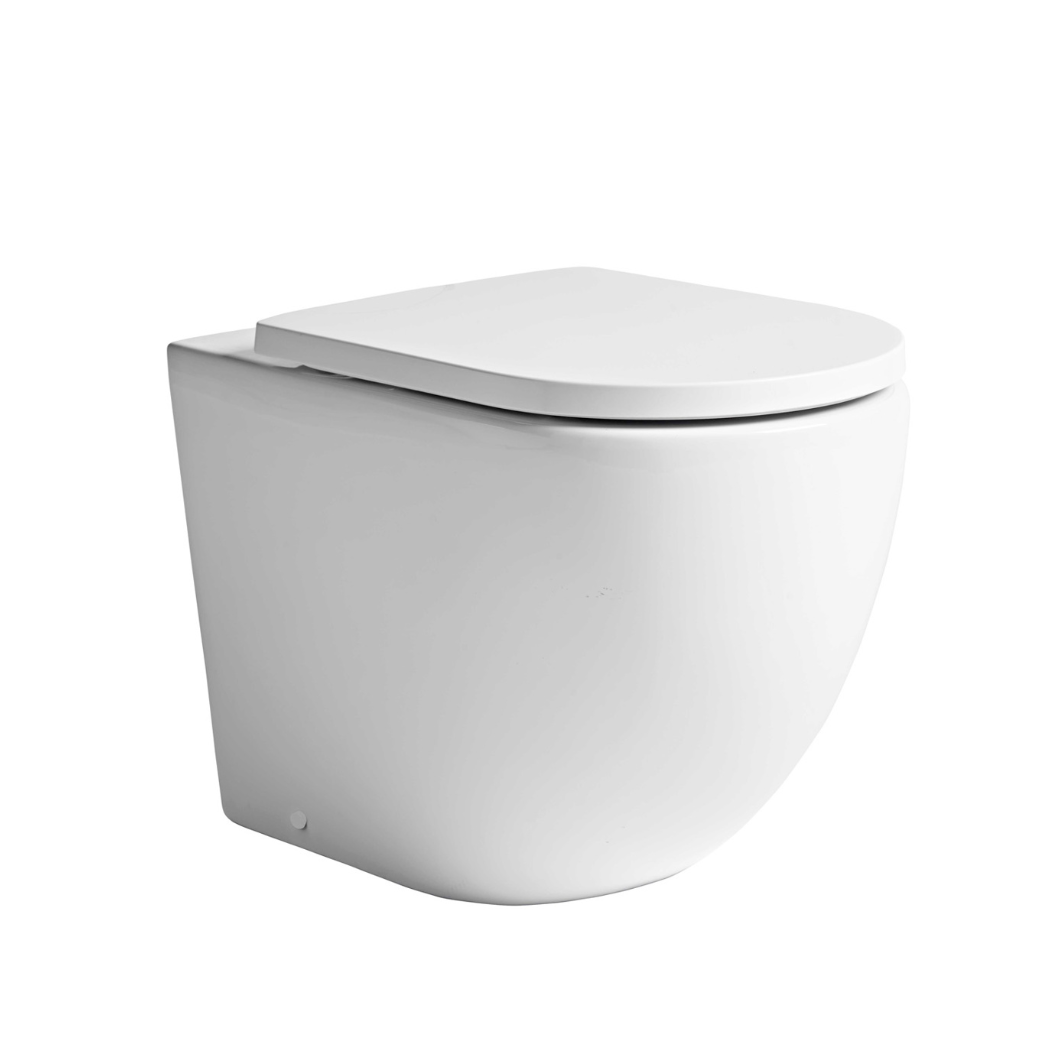 Tavistock Orbit Rimless Back To Wall Pan - White | Woodford Bathrooms
