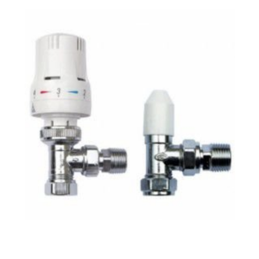 Kartell Twin Pack Trv & Lockshield Style Angled