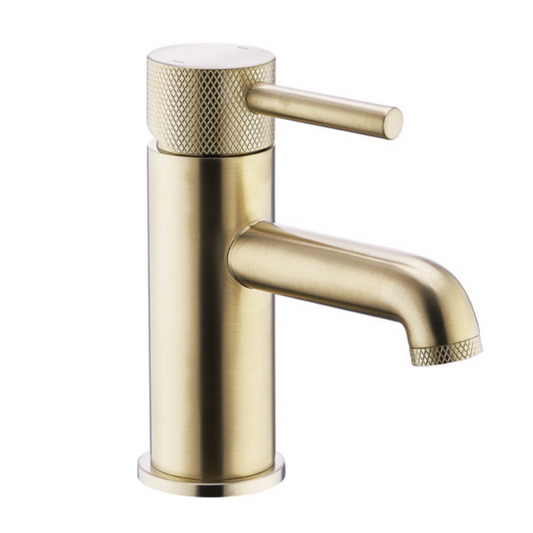 Aspect Mono Basin Mixer 35mm Inc. Waste - Brushed Brass