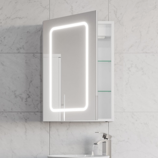 Kartell Fine 700Mm X 500Mm Led Mirror Cabinet | Woodford Bathrooms