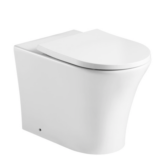 Kartell Kameo Back To Wall Rimless Wc Pan With Seat | Woodford Bathrooms