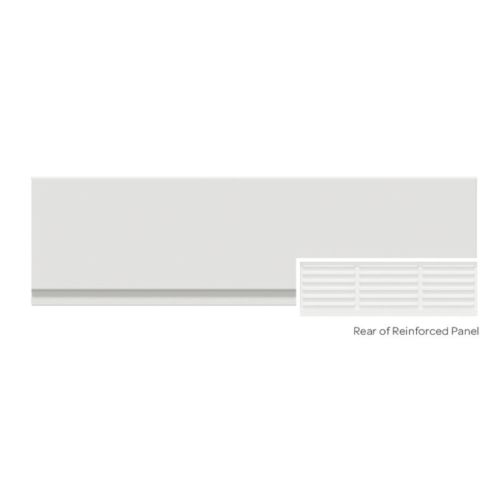 Kartell Sonic Reinforced Front Bath Panel White 520X1700Mm | Woodford Bathrooms