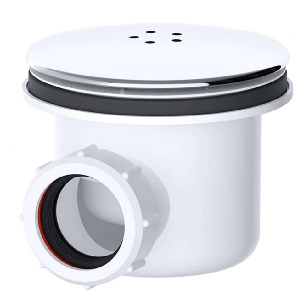 Viva Sanitary 40mm High Flow Shower Waste & Trap - Chrome