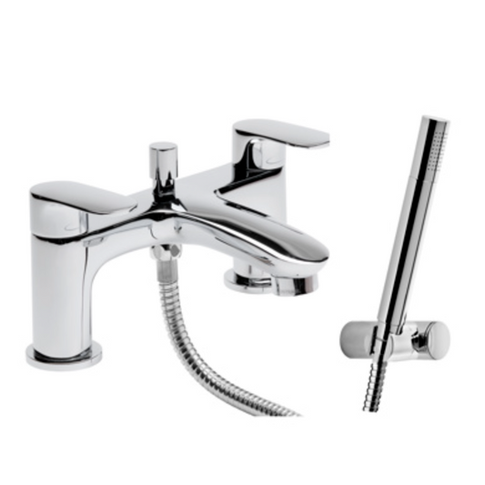 Tavistock Avid Deck Mounted Bath Shower Mixer - Chrome | Woodford Bathrooms