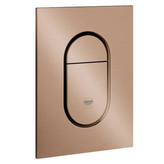 Grohe Arena Cosmopolitan Flush Plate - Brushed Warm Sunset | Woodford Bathrooms