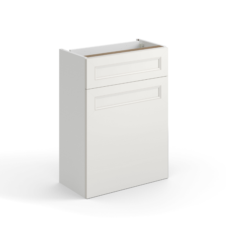 Ellis Kensington Slimline Unit 600 x 200 x 820mm - White | Woodford Bathrooms