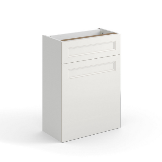 Ellis Kensington Slimline Unit 600 x 200 x 820mm - White | Woodford Bathrooms
