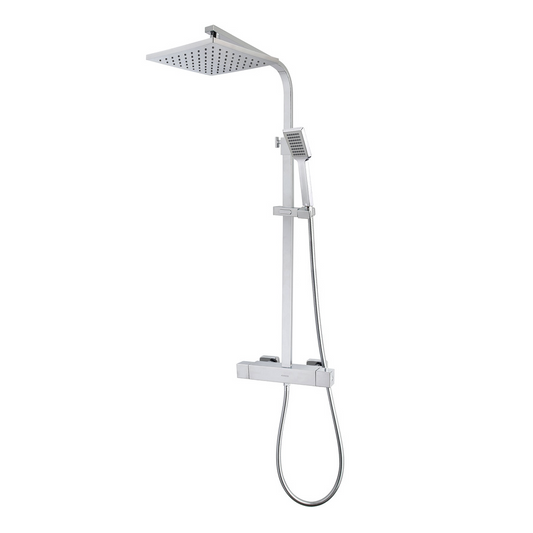 Aqualisa AQ Square Shower Column W Cool Touch - Chrome | Woodford Bathrooms