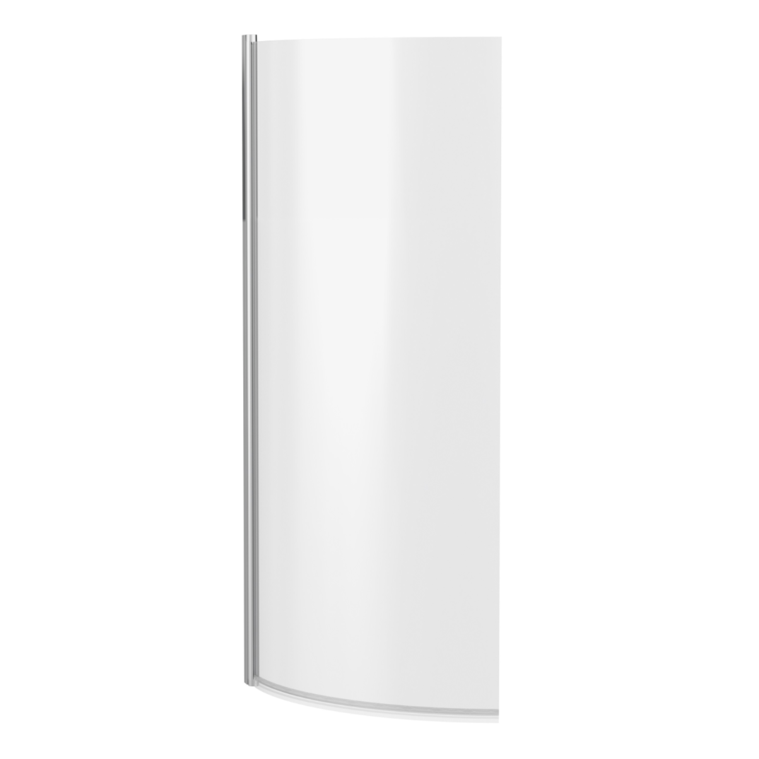 Curved P-Bath Screen | Woodford Bathrooms