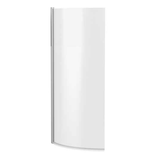 Curved P-Bath Screen | Woodford Bathrooms
