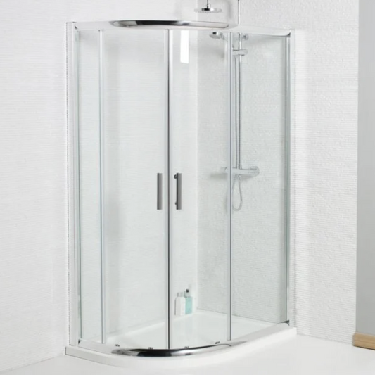 Kartell Koncept Chrome 1200 X 800Mm 2 Door Shower Enclosure