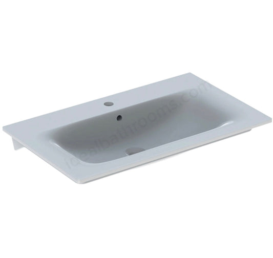 Geberit Renova Plan 80cm Vanity Basin 1 Tap Hole 122280000
