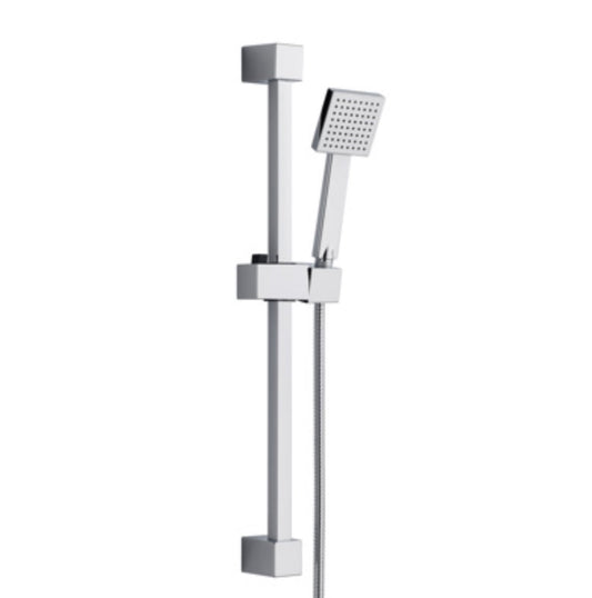 Bedgebury Square Riser Rail Kit - Chrome