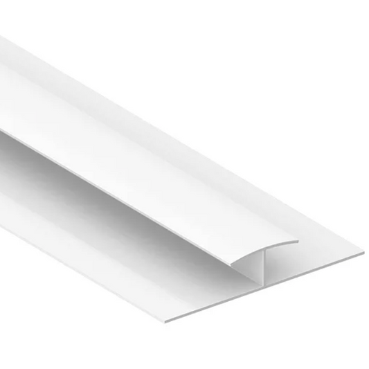 10mm ABS Trim H Piece - White | Woodford Bathrooms