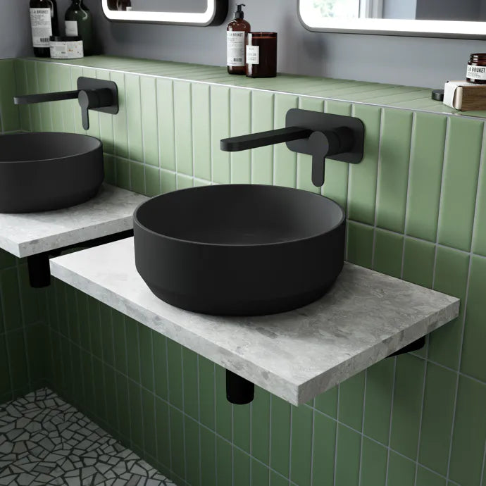 Nuie 350mm Ceramic Matt Black
125 vessel Basin