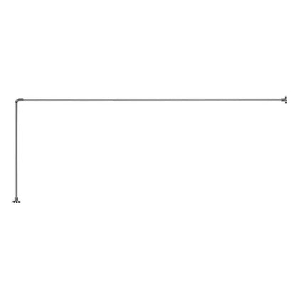 Croydex L Shaped Telescopic
Shower Cubicle Rod - Chrome