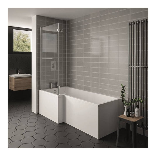 Elite L Shaped Bath R/H With
Legs - 1700X850Mm
