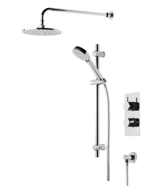 Tavistock dual Button Concealed
Shower, Shower head & riser kit