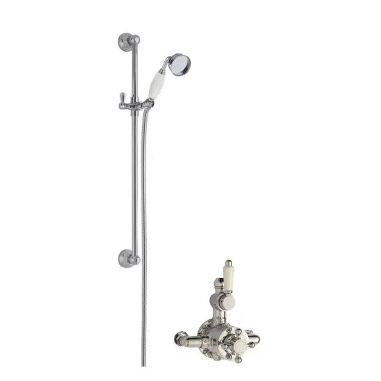 Nuie Chrome Traditional Manual
Exposed Valve Slider Rail Shower Kit