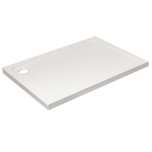 Shower Tray Low Profile Rectangle - 1100mm x 800mm | Woodford Bathrooms