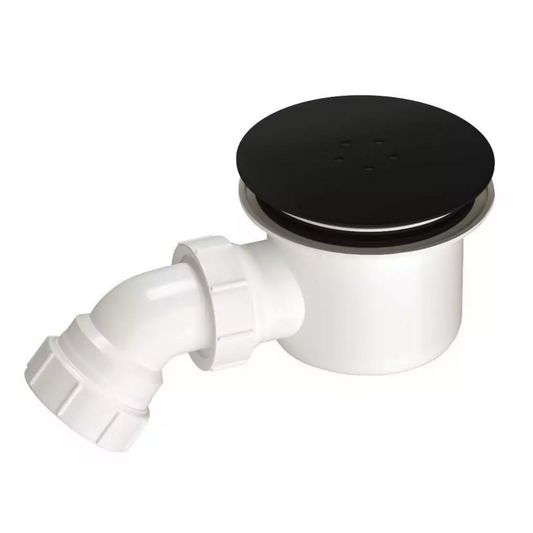 Matt Black Standard 90mm Shower Tray Waste