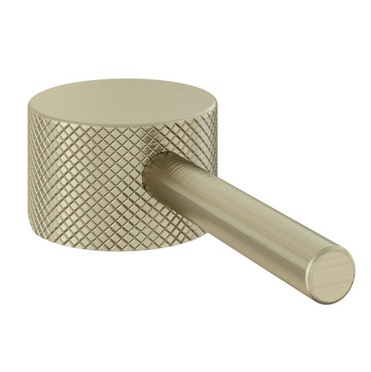 Meriden Full Knurling Tap Handle for Basin Tap - Brass | Woodford Bathrooms
