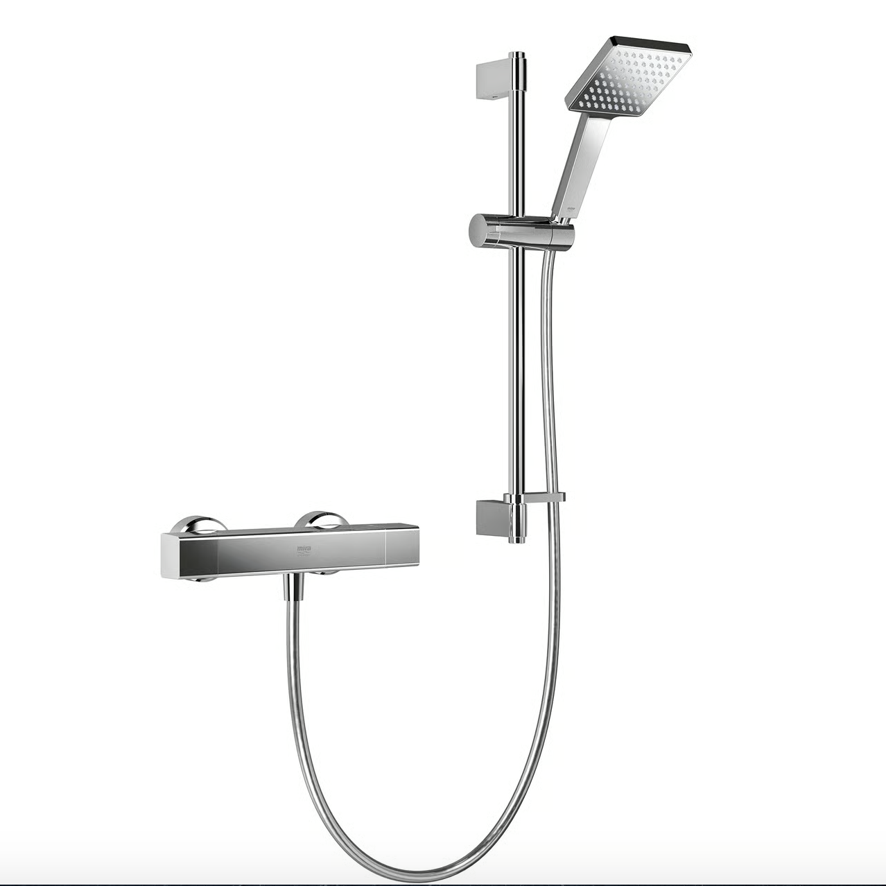 Mira Honesty EV Thermostatic Bar Mixer Shower - Chrome | Woodford Bathrooms