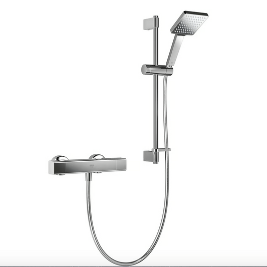 Mira Honesty EV Thermostatic Bar Mixer Shower - Chrome | Woodford Bathrooms