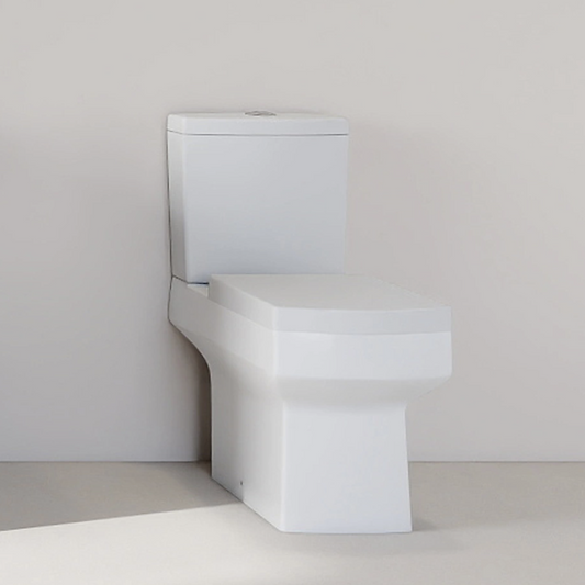 D Shape Open Back Toilet With Soft Close Seat & Cistern | Woodford Bathrooms