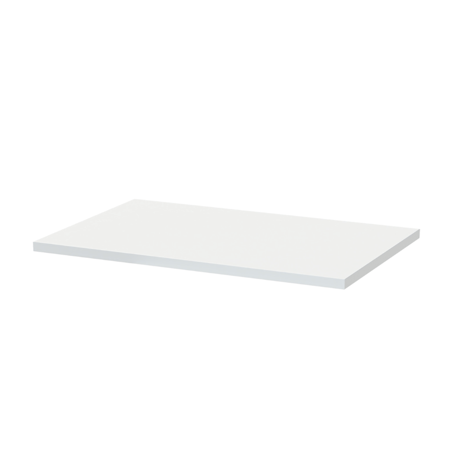 Nuie Satin White 600mm x 390mm Laminate Worktop | Woodford Bathrooms