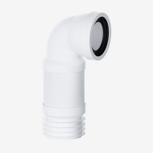 Viva Sanitary 90Deg Flexible Pan Connector