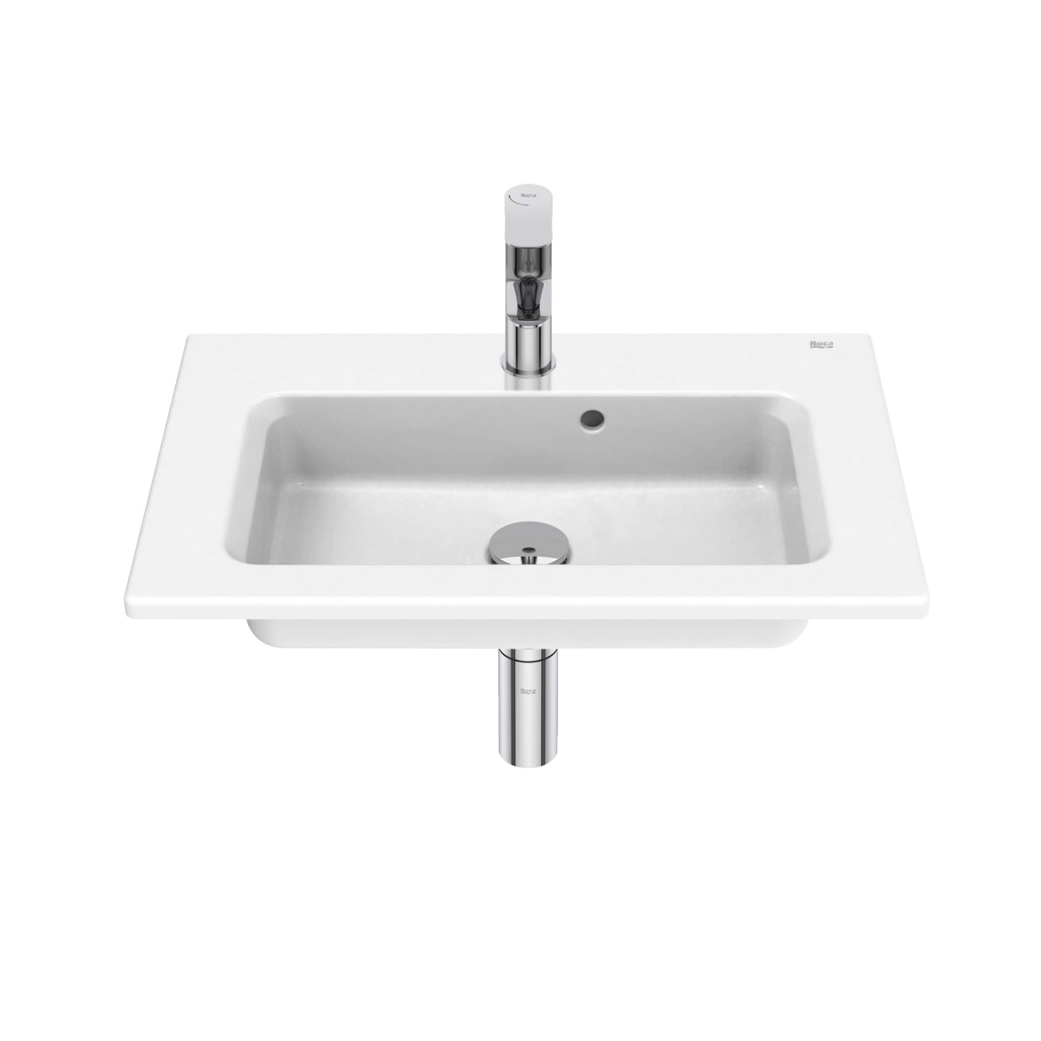 Roca The Gap Washbasin 600mm 1TH White | Woodford Bathrooms