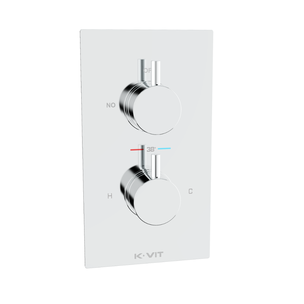 Kartell Plan Concealed Thermostatic Shower Valve | Woodford Bathrooms